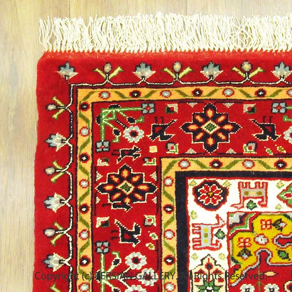 ペルシャ絨毯トルクメン産毛100％ 113×158cm商品番号80446