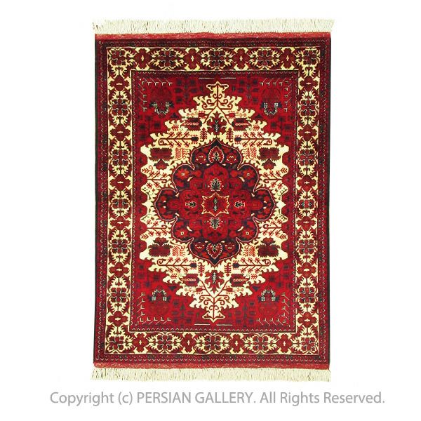 アフガニスタン絨毯毛100％147×102ｃｍ商品番号80445 | ペルシャン 