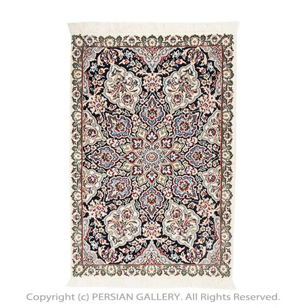 ペルシャ絨毯ナイン産毛＆絹 90×60cm商品番号 82503 | ペルシャン 