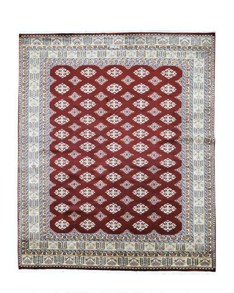 美品！パキスタン手織り絨毯(ウール) 速けれ