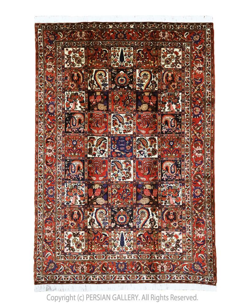 ペルシャ絨毯バクチュアリ産毛100％ 310×203cm商品番号84885 