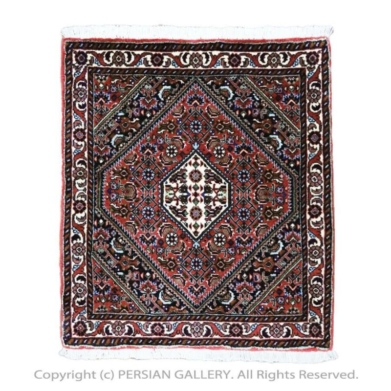 ペルシャ絨毯ビジャー産毛100％ 55×62㎝商品番号85775 | ペルシャン 
