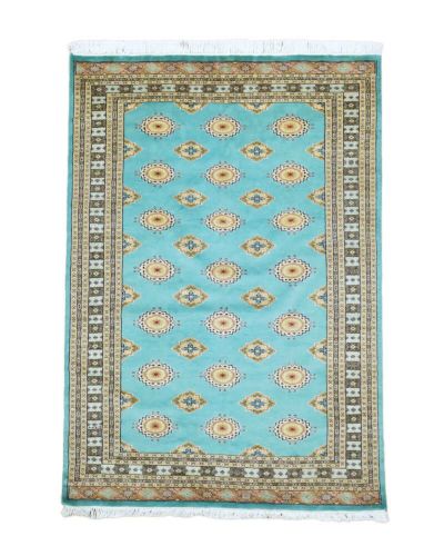 専用 W392 パキスタン絨毯 工房サイン 手織り ウール 105×64㎝ W392 パキスタン絨毯 工房サイン 手織り ウール100% 105×64