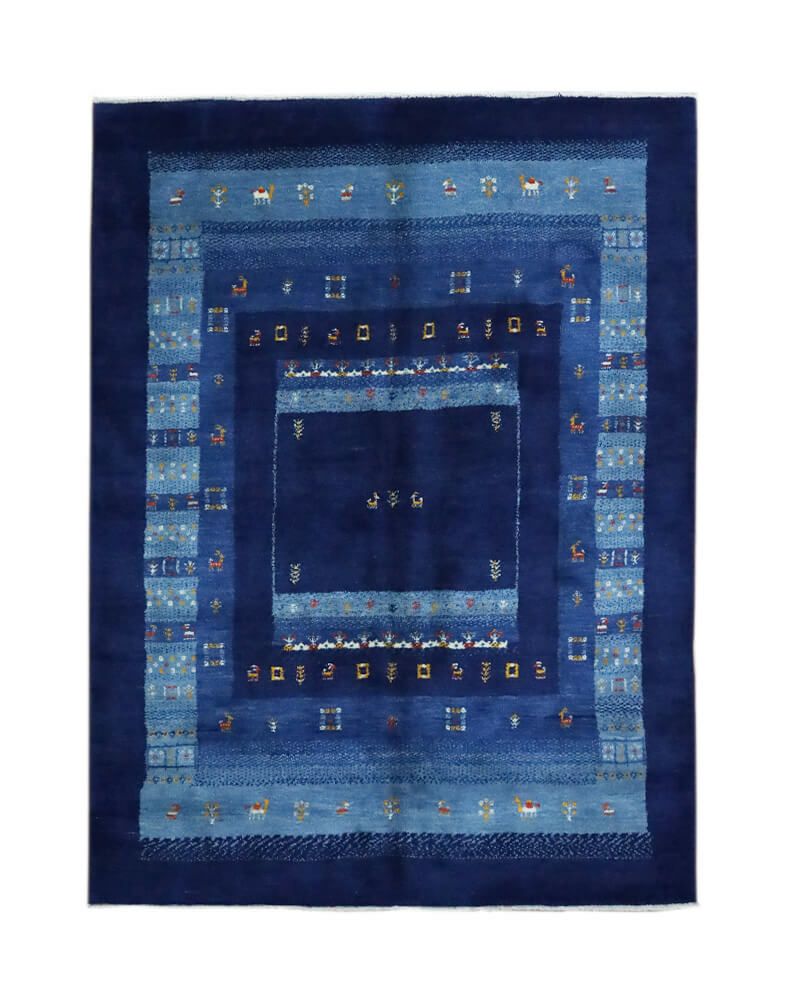 ペルシャ絨毯シラーズ産ギャッベ毛100% 174×234cm商品番号88936