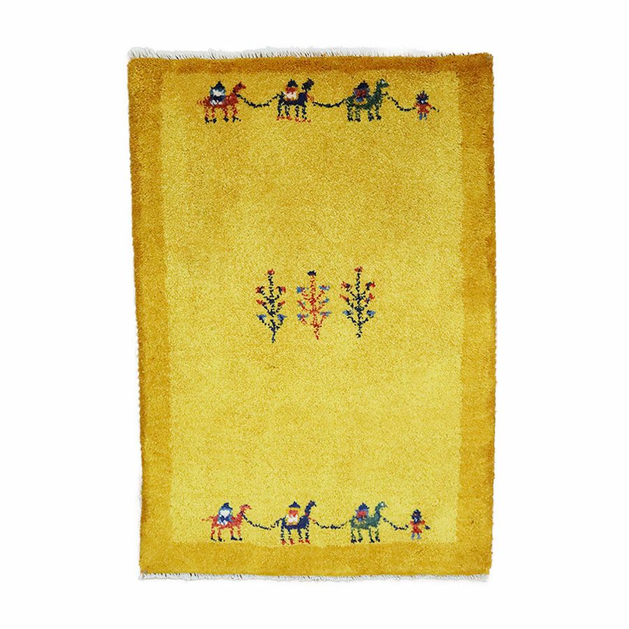 本場イランより仕入れた 草木染めの本格手織りギャッベ｜ペルシャン